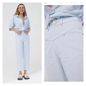 NWT SIGNIFICANT OTHER Monty Jean High Rise Straight Leg Light Wash Size US 4